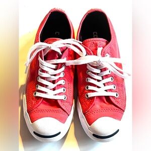 Converse Jack Purcell Canvas Low Top Coral Unisex Sneakers Women’s 6 / Men’s 4